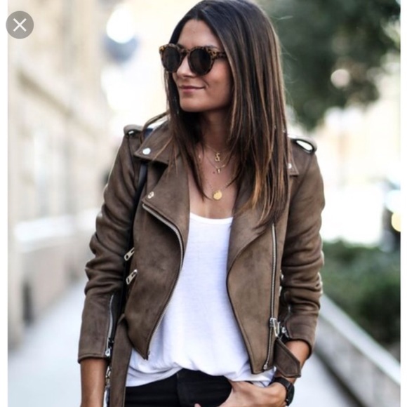 zara suede biker jacket